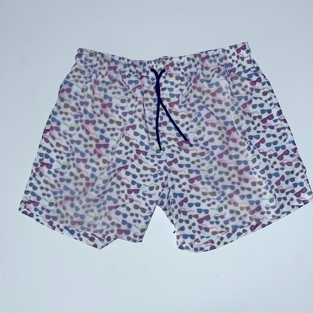 Bearbottom Multicolor Patterned Men's Swim Shorts